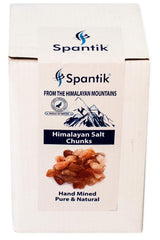 Spantik salt chunks in a glass bowl adding warm decorative accent benefit cozy glow