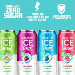 Sparkling Ice Black Raspberry can displayed for bold berry taste