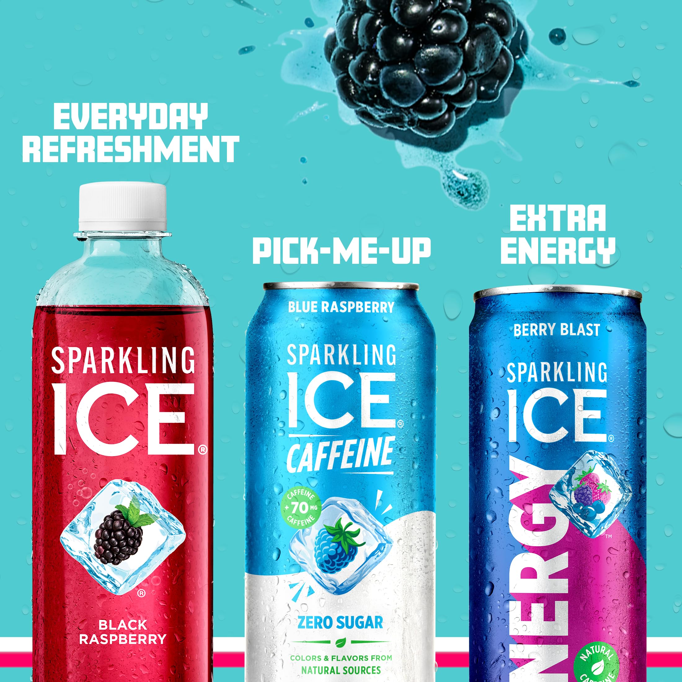 Sparkling Ice can beside a ruler showing 16 oz size and convenient portion