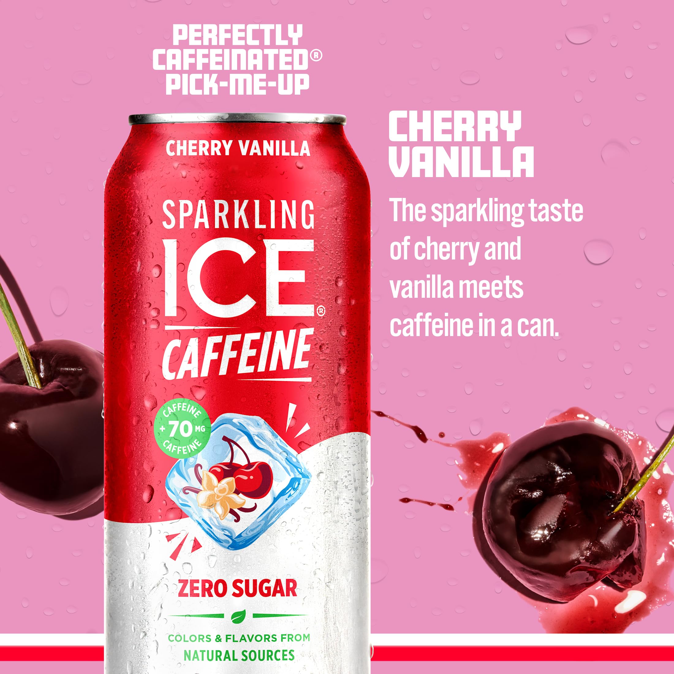 Sparkling Ice close-up can showing texture and easy-grip benefit