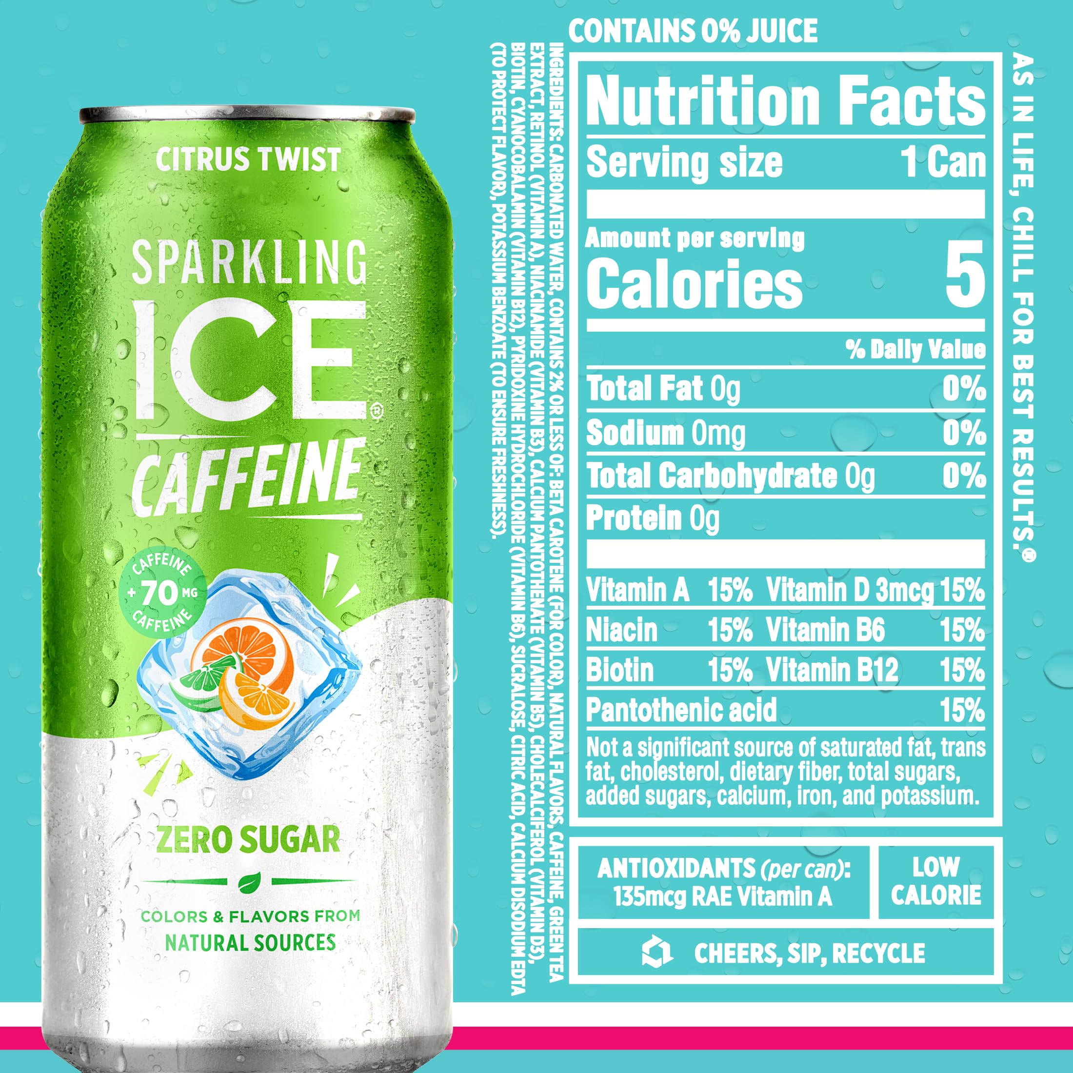Sparkling Ice cans in cooler demonstrating portability and party-ready chill