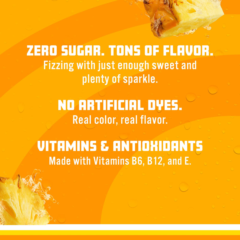 Close-up of Sparkling Ice bubbles and texture emphasizing crisp carbonation
