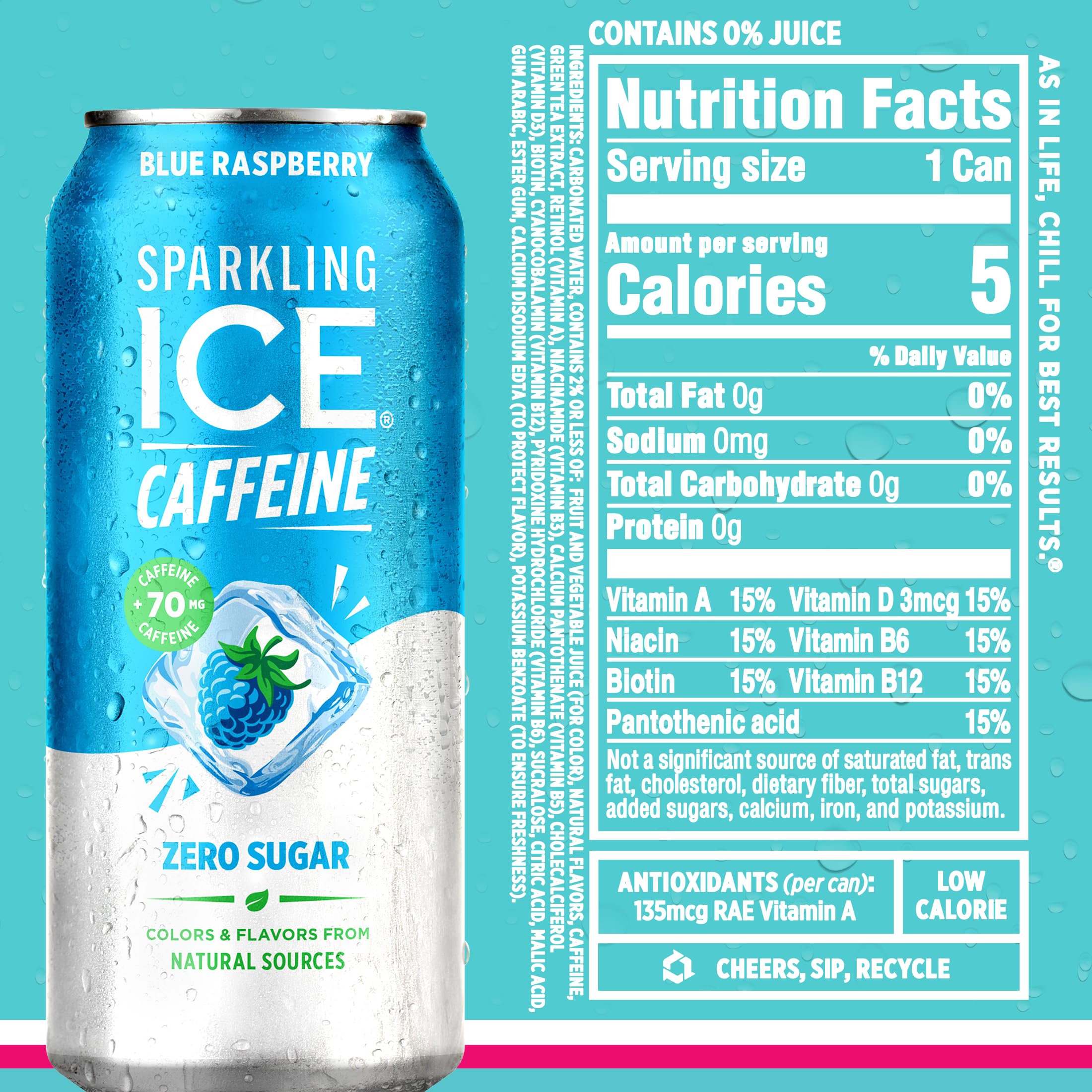 Sparkling Ice bubbles close-up showing effervescence and crisp mouthfeel