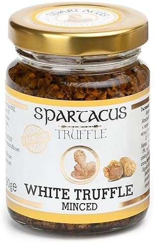 Spartacus Truffle front jar shot showcasing elegant packaging and gourmet appeal