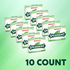 SPEARMINT close-up of individual wrappers, hygienic portion control