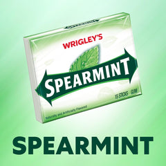 SPEARMINT open pack displaying 15 sticks, easy to grab and share