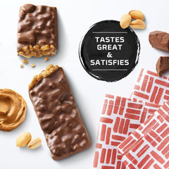 Kellogg's Special K bar cross-section revealing creamy peanut butter center