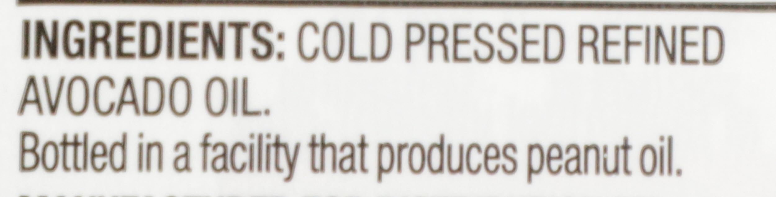 Close-up of Spectrum bottle details and label for ingredient clarity