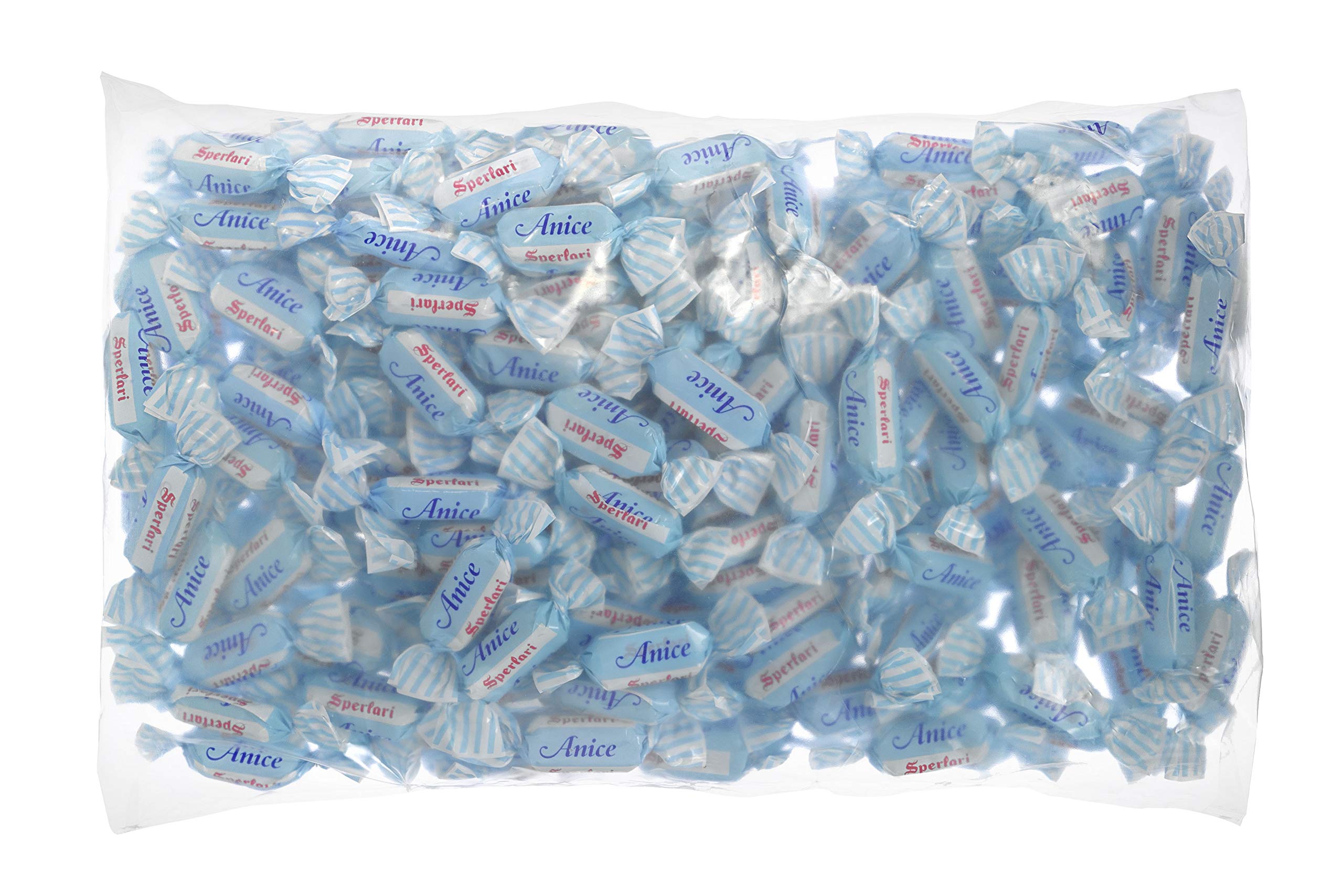 Sperlari close-up of candy texture highlighting smooth hard surface and pure anise appeal