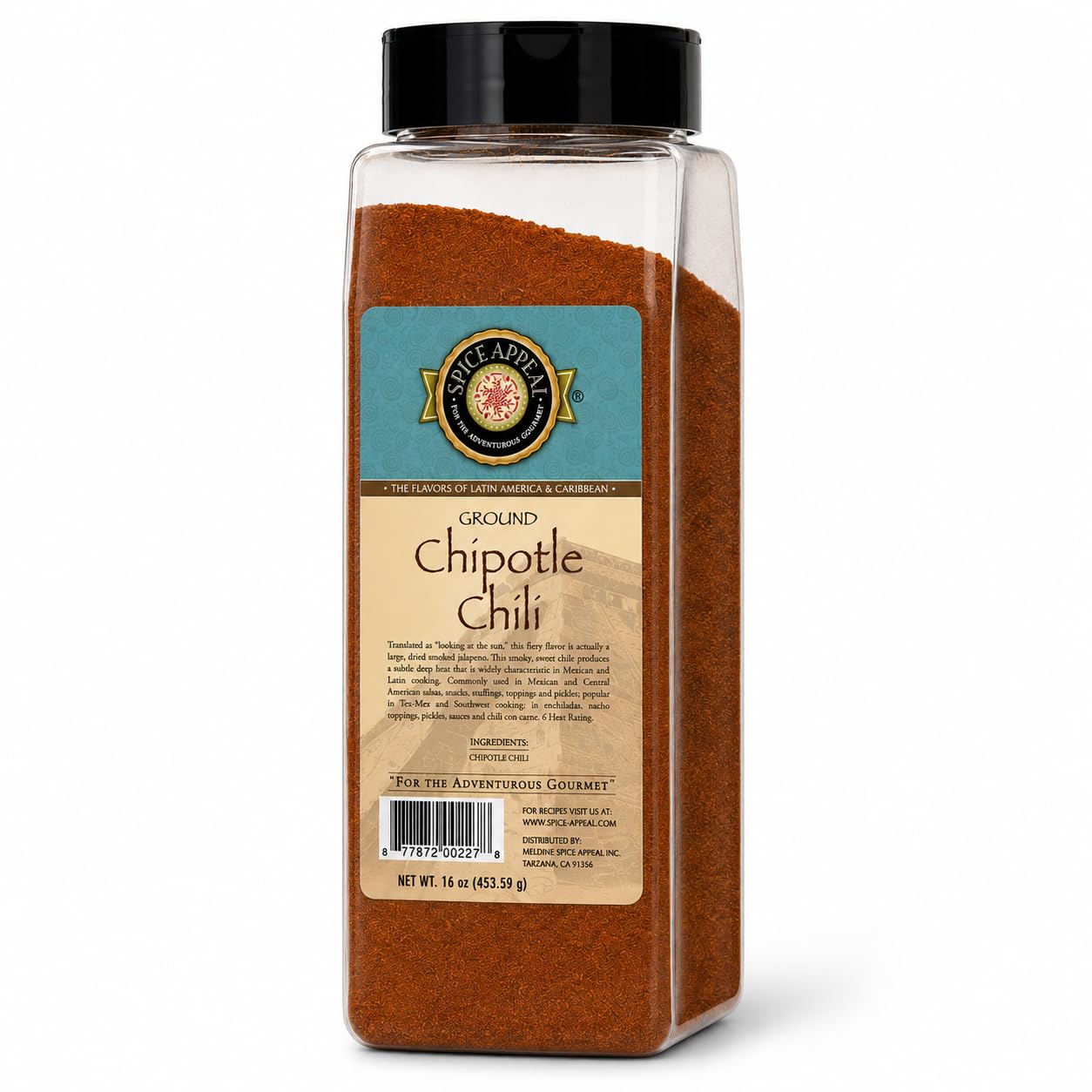 Spice Appeal front packaging showing 16 oz bag and brand clarity benefits