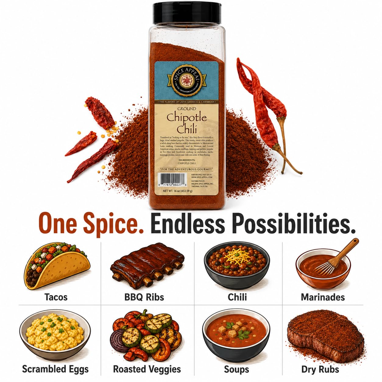 Spice Appeal stirred into marinade bowl showing how it blends smoothly