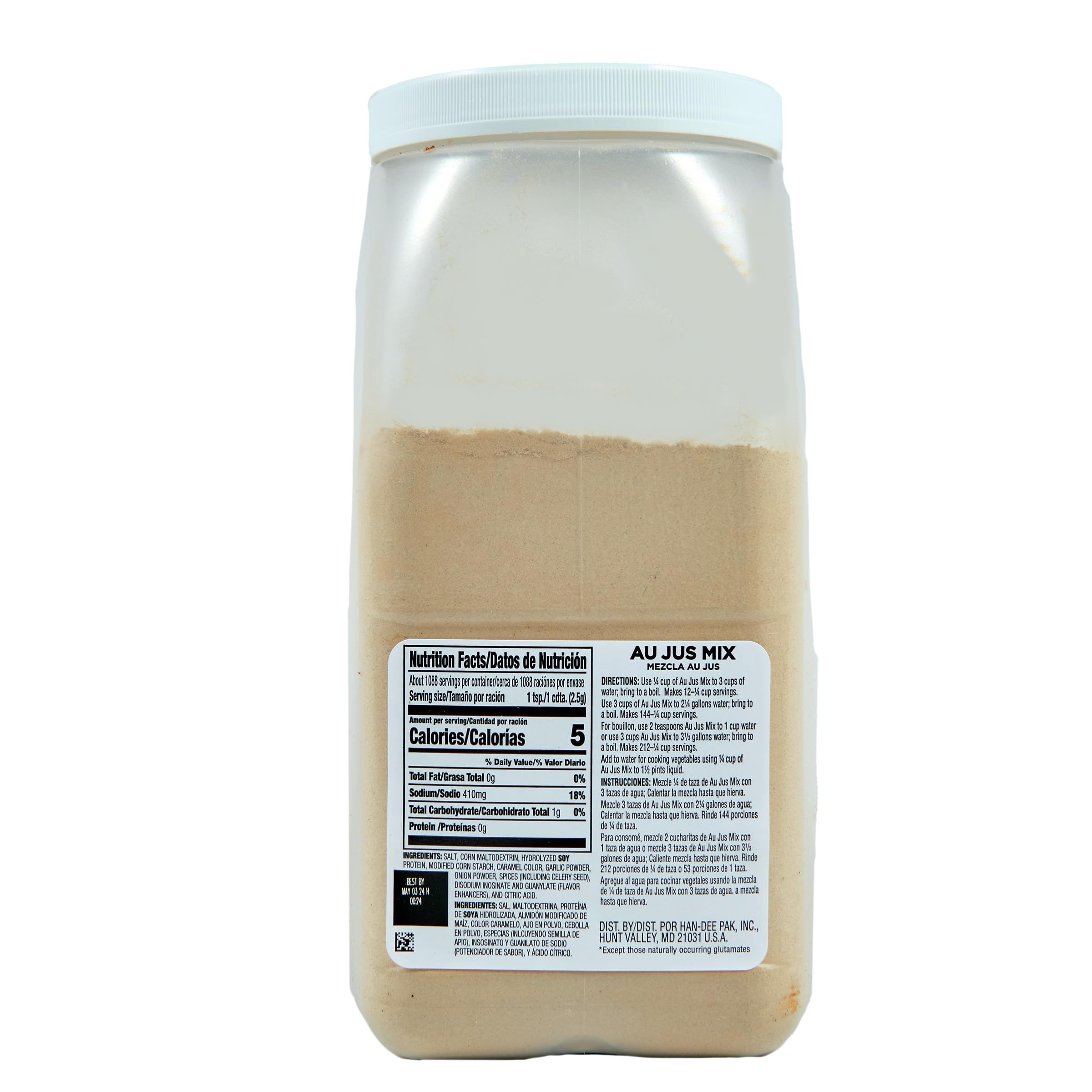 Spice Classics close-up of au jus powder texture and fast dissolving