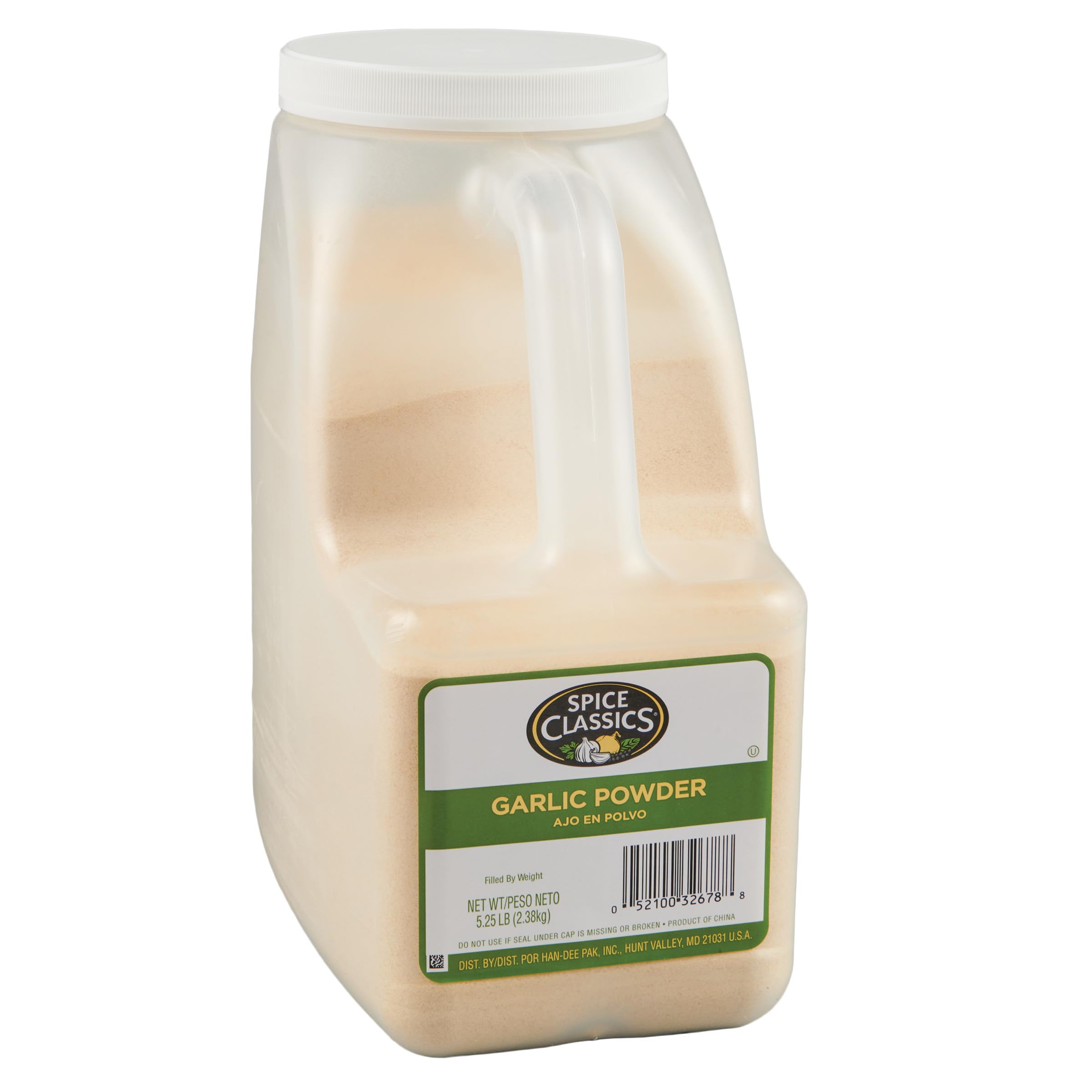 Spice Classics front container showing 5.25 lb packaging and convenient bulk size