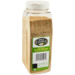 Spice Classics front tub showing label and 18 oz size, easy bulk seasoning
