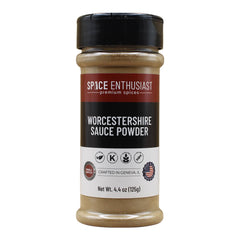 SPICE ENTHUSIAST front label showing product and benefits