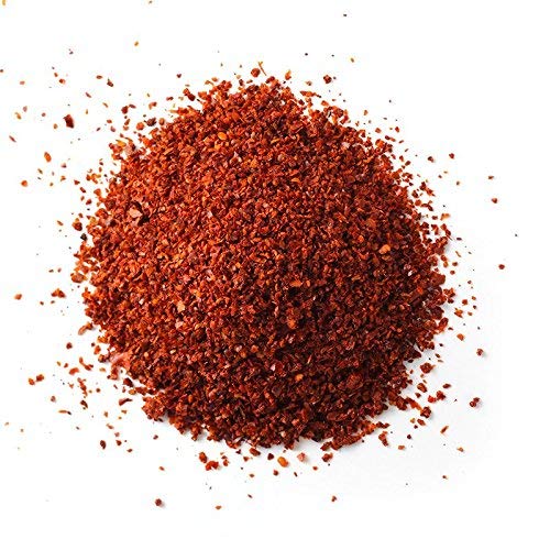 Spiceology Aleppo pepper flakes in bowl ready for seasoning with easy scooping benefit