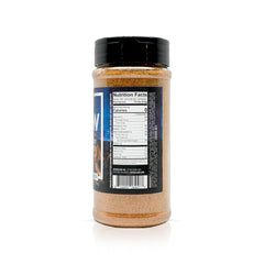 Spiceology jar open with spoonful of Cowboy Butter seasoning, ready to use benefit