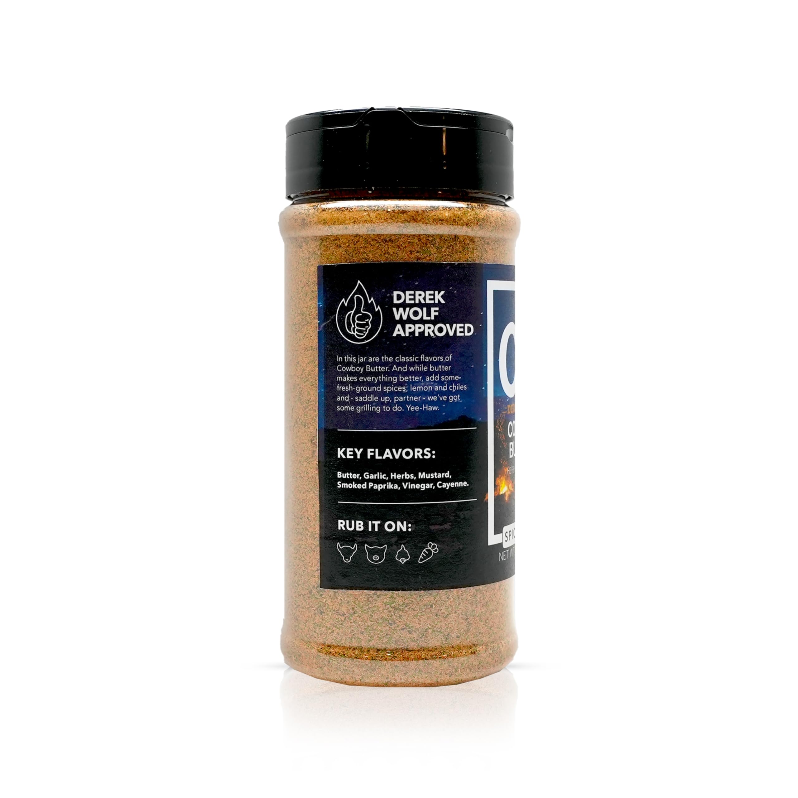 Close-up of Cowboy Butter granules and spices showing texture and buttery pieces benefit