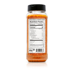 Open jar of Spiceology Korean BBQ seasoning showcasing fresh-ground spices