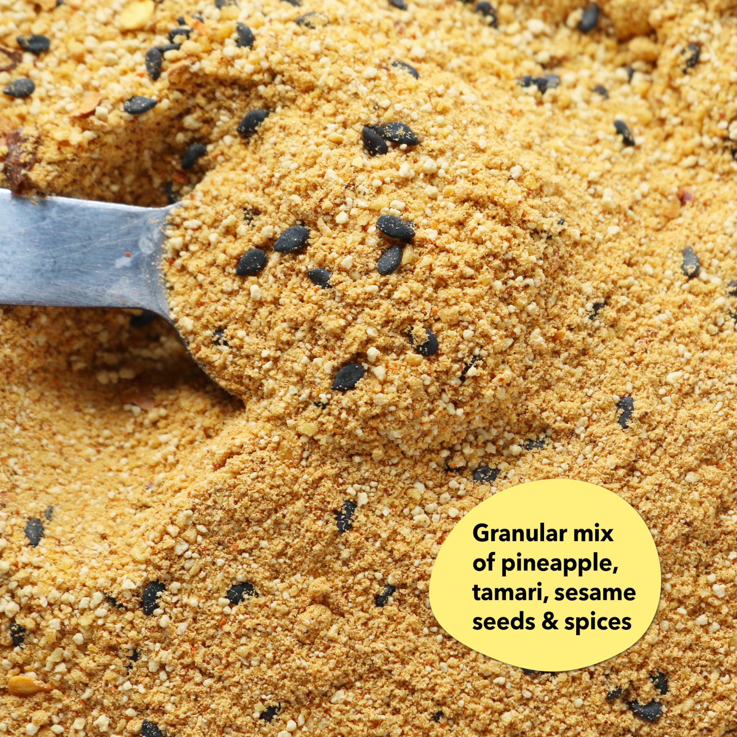 Spiceology black sesame seed close-up adding crunch and contrast