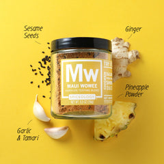 Spiceology visible pineapple pieces in blend adding bright sweetness