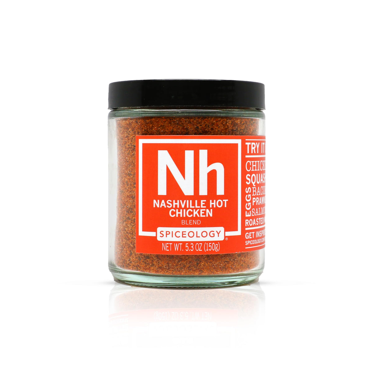 Spiceology front packaging showing bold Nashville hot rub benefits