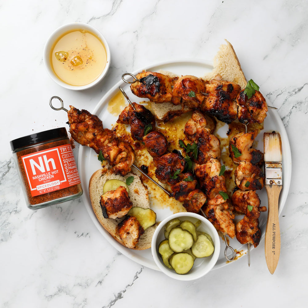 Spiceology-spiced chicken sandwich showcasing savory sweet heat