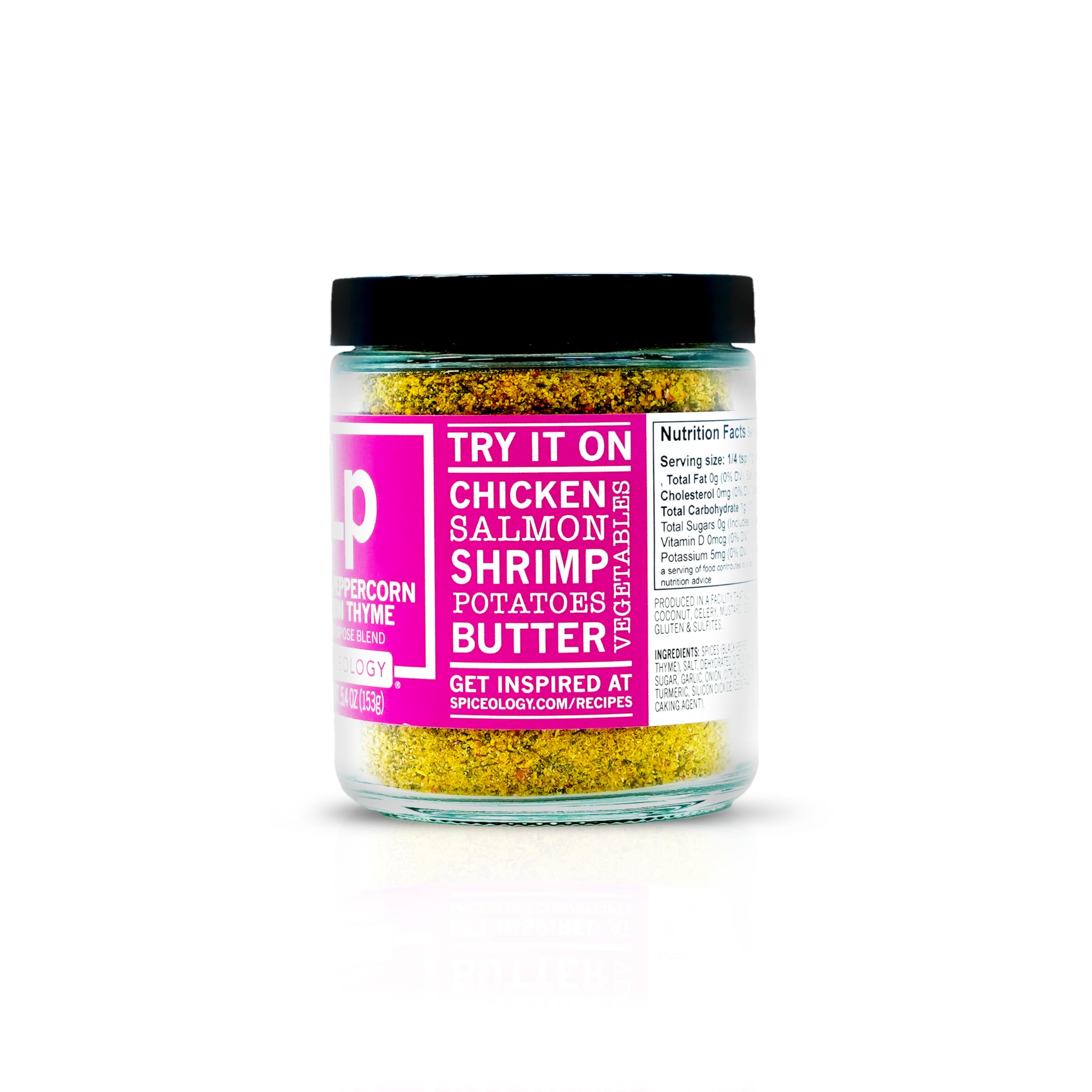 Wooden spoon scooping textured blend of Spiceology seasoning — easy to measure and use