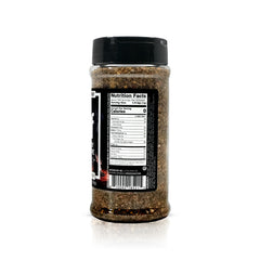 Spiceology close-up of hickory-smoked sea salt texture, shows authentic smoky flavor