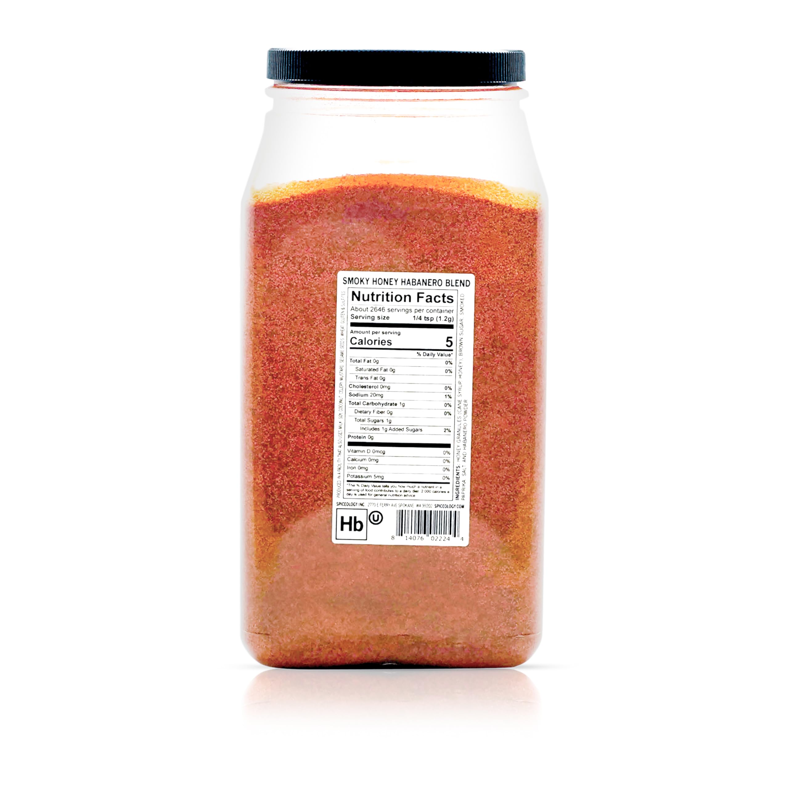 Spiceology close-up texture of the rub showing granulated honey and smoked paprika for visible flavor