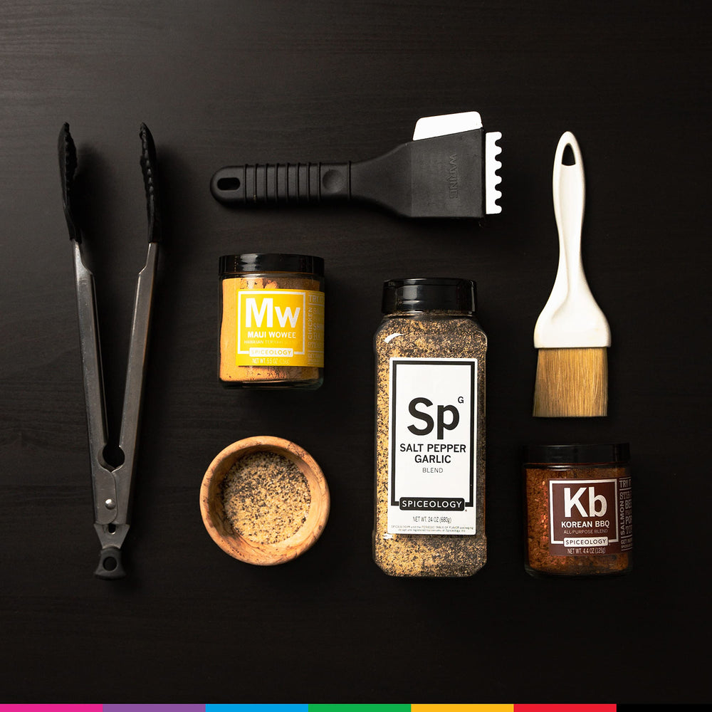Spiceology SPG product label and nutrition panel showing brand details and contents