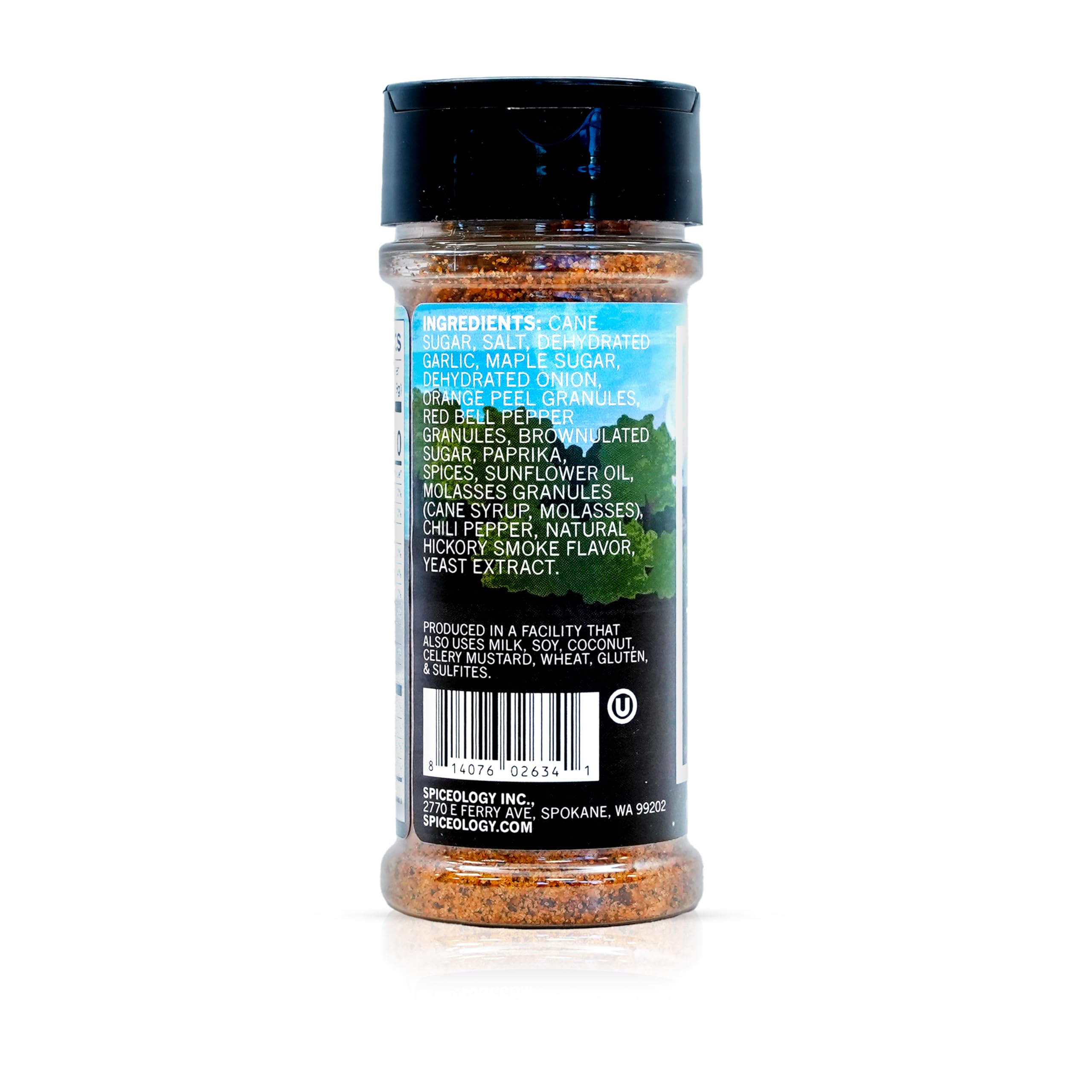 Spiceology Tennessee Smoke sprinkled on steak on grill adds smoky caramelized benefit
