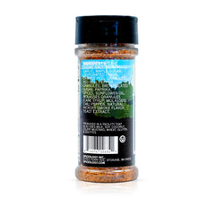 Spiceology Tennessee Smoke sprinkled on steak on grill adds smoky caramelized benefit