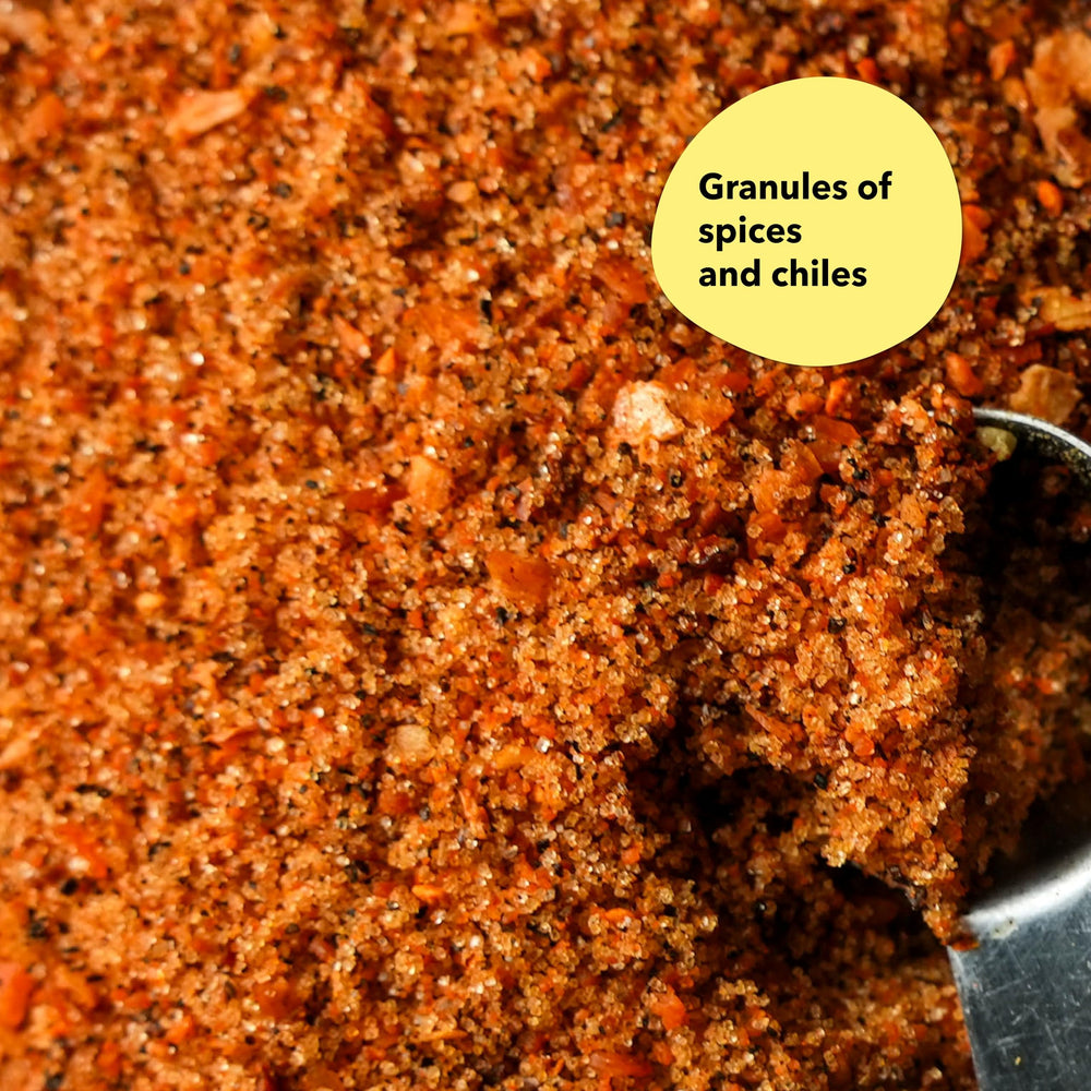 Spiceology Tennessee Smoke next to ruler for 4.1 oz size and portability benefit