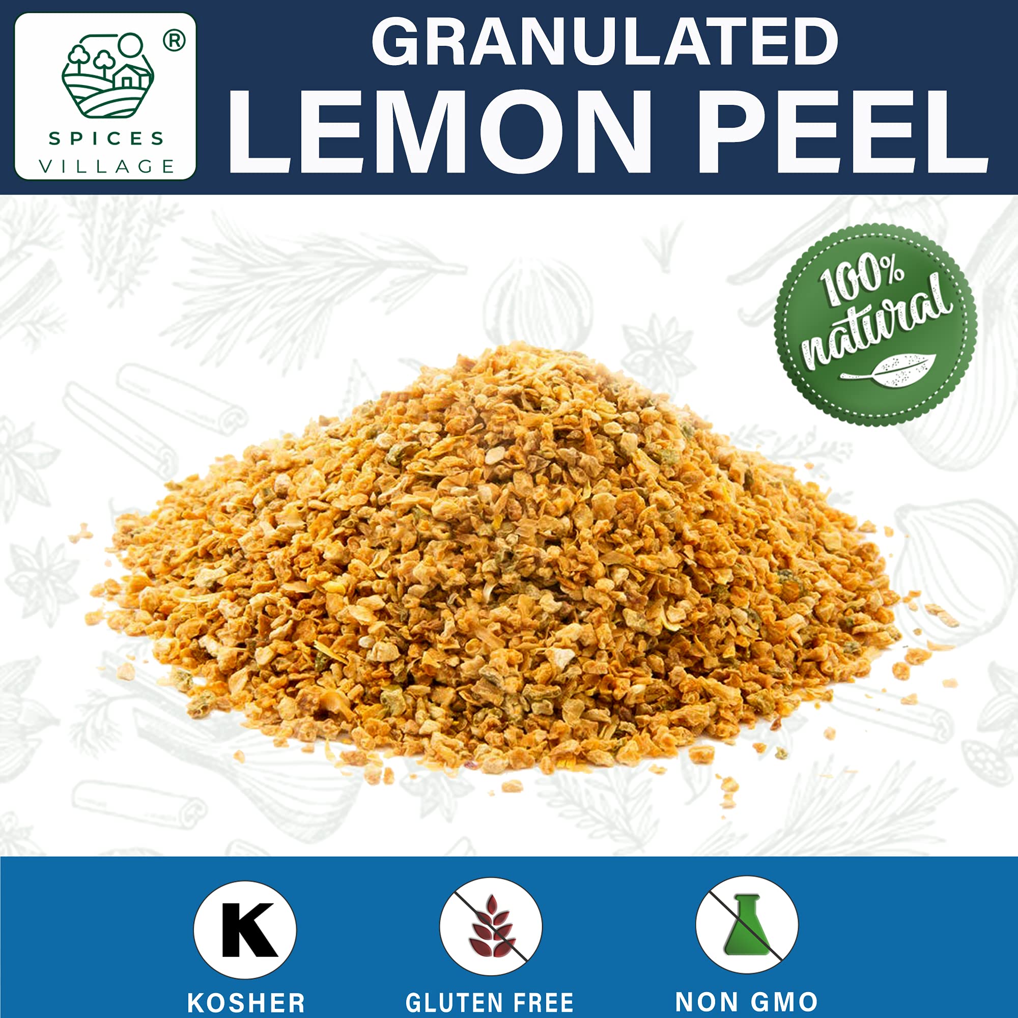 Handmade soap bar crafted with Spices Village lemon peel offering natural scent and texture
