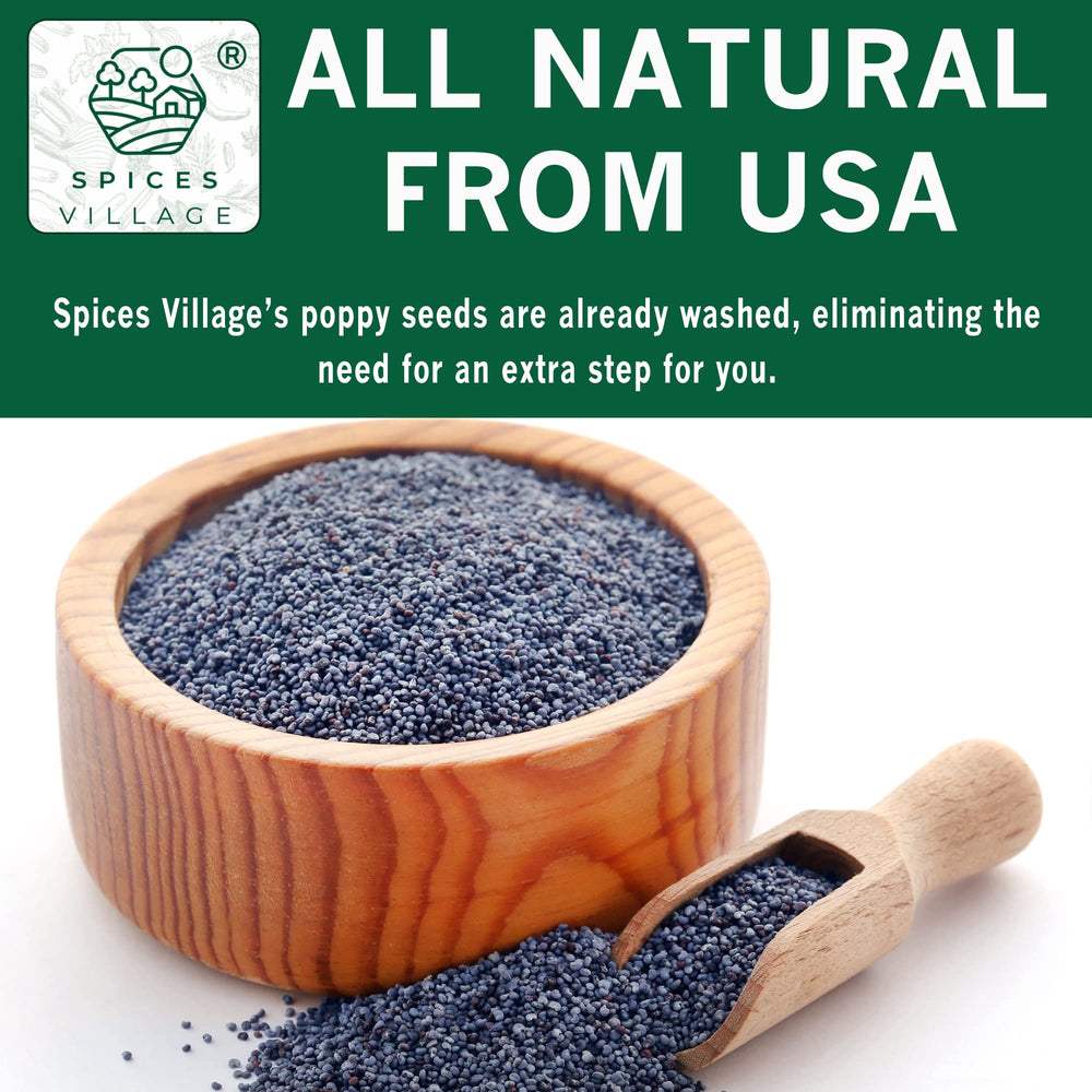 Spices Village poppy seeds sprinkled on a bagel adding crunch and visual appeal