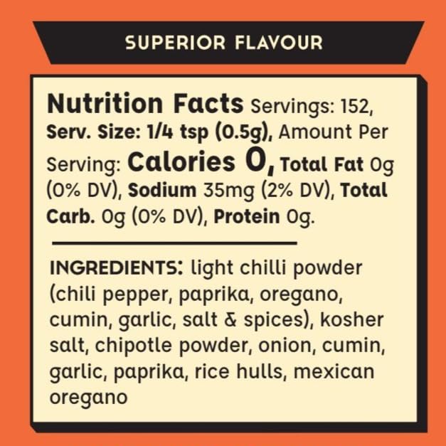 SPICEWALLA blend with component spices displayed, highlights clean ingredients