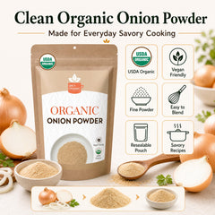SPICY ORGANIC bowl with powder and whisk ready to blend into dressings and sauces