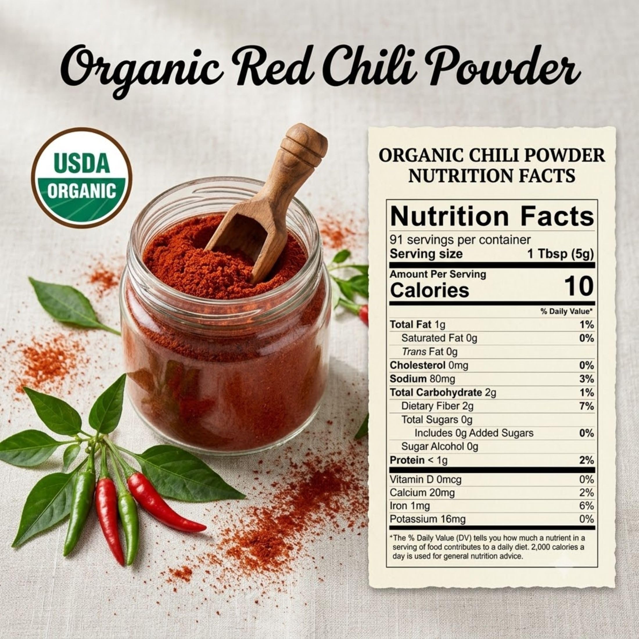 SPICY ORGANIC resealable pouch close-up highlighting freshness preservation