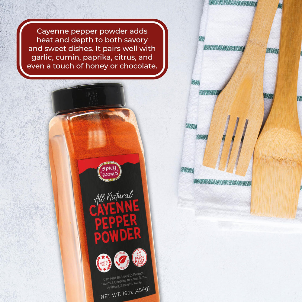 Spicy World sealed jar top view showing freshness seal and long-lasting storage benefit