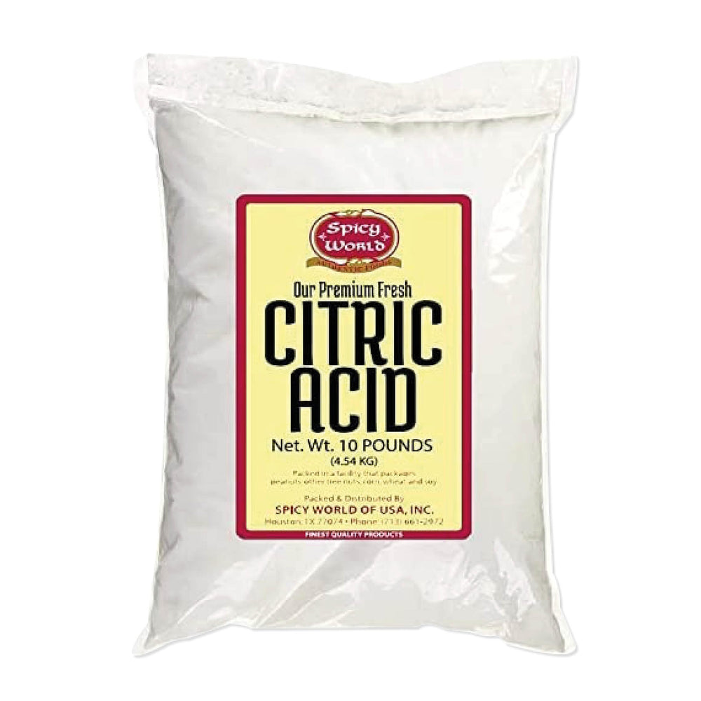 Spicy World front bag view showing 10 lb packaging and clear labeling benefit