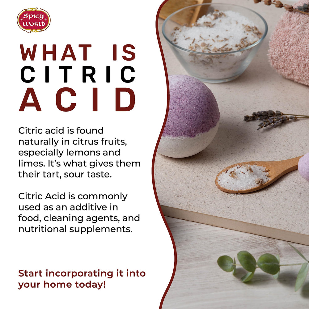 Spicy World citric acid used in kitchen cleaning demonstrating descaling effectiveness
