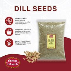 Spicy World close-up of whole dill seed texture showing freshness and aroma