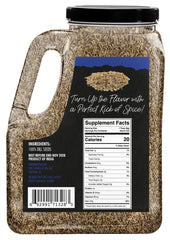 Spicy World open jar with scoop demonstrating easy access benefit