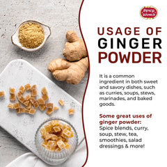 Spicy World ginger powder sprinkled into cookie dough illustrating baking flavor boost