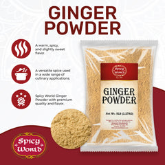 Spicy World close-up of fine ginger powder texture showing smooth grind for blending