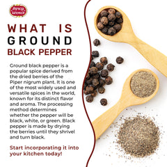 Close-up of Spicy World fine grind texture highlighting uniform particles and quick blend