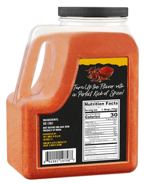 Spicy World jar on kitchen counter in cooking scene inspiring professional use