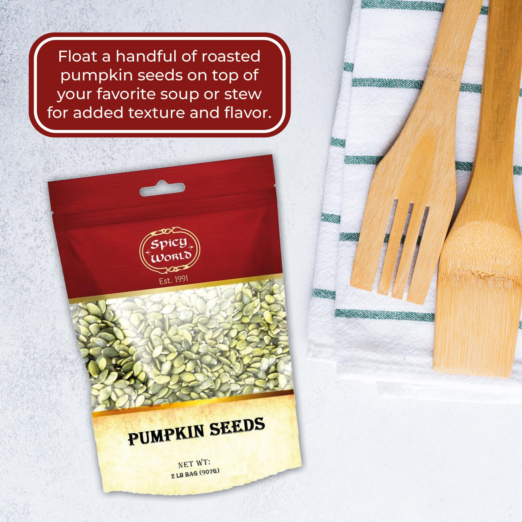Spicy World seeds mixed into batter showing baking versatility and texture