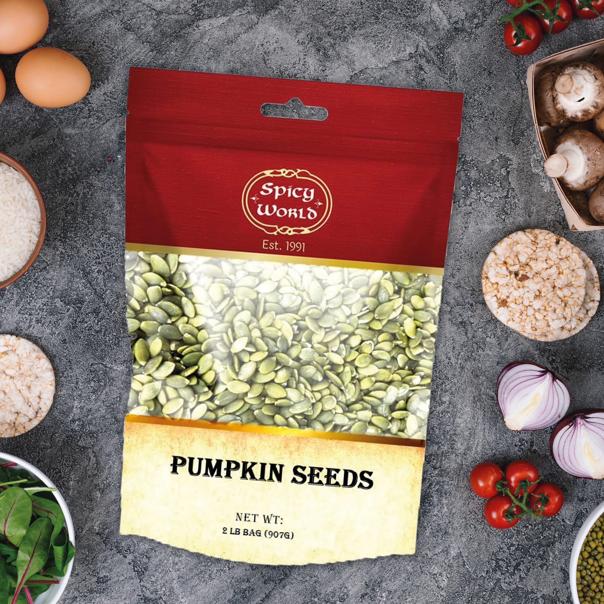 Spicy World seeds sprinkled on salad adding crunch and visual appeal